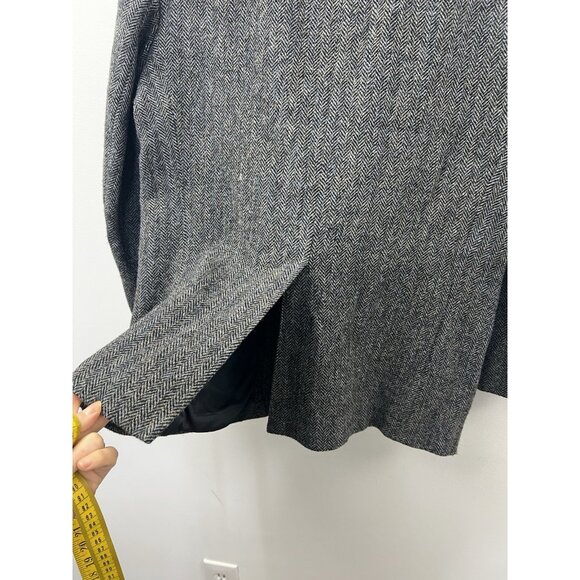 Harris Tweed Handwoven Vintage 40R Blazer Herringbone Scottish Wool Sport Jacket - Picture 11 of 11